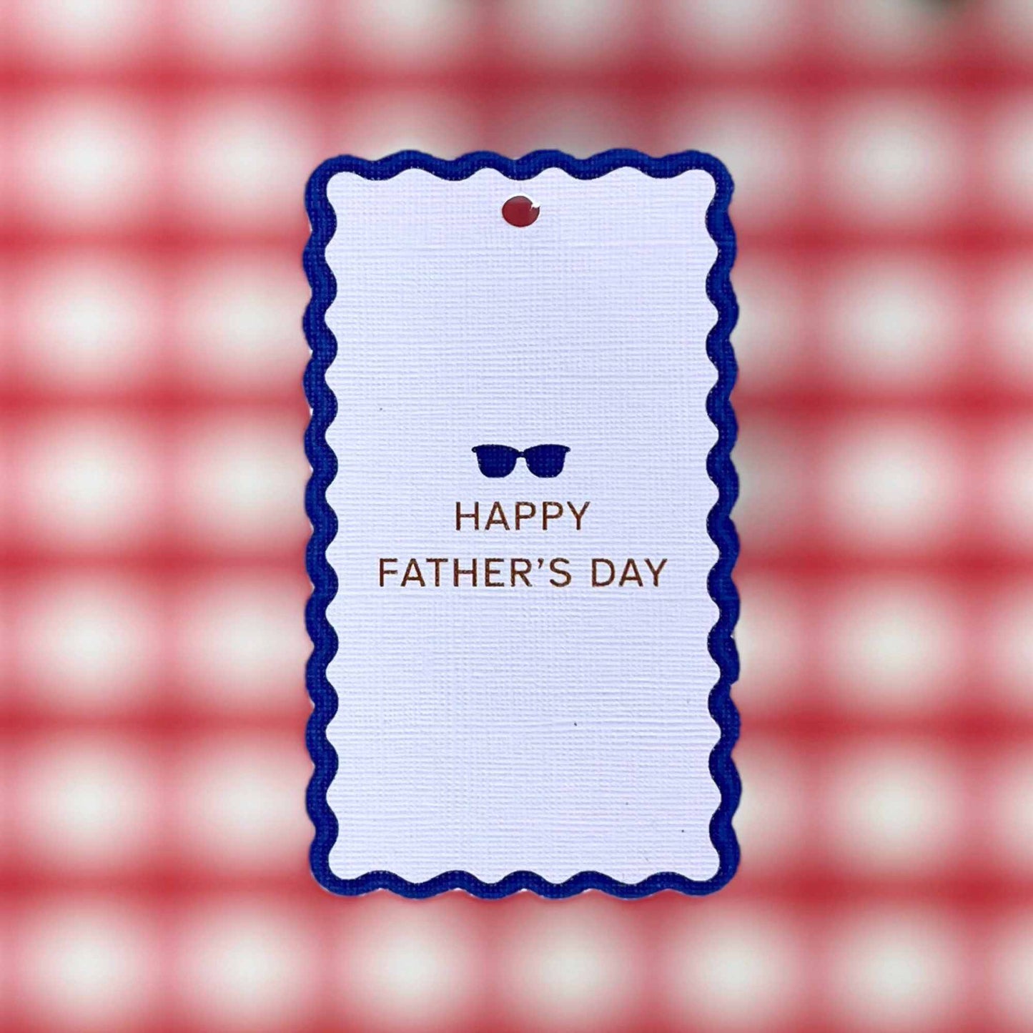 BLUE: Happy Father's Day Gift Tag (20pk)