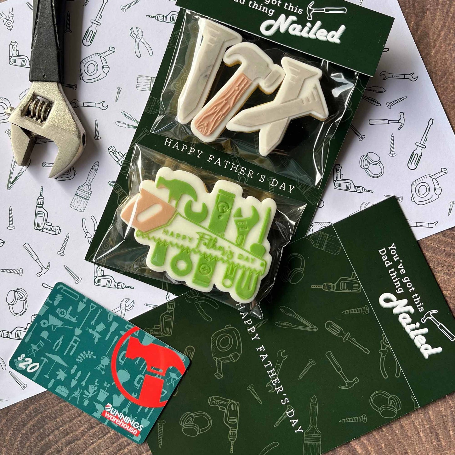 Nailed It! Father's Day Cookie Backer Card (20pk)
