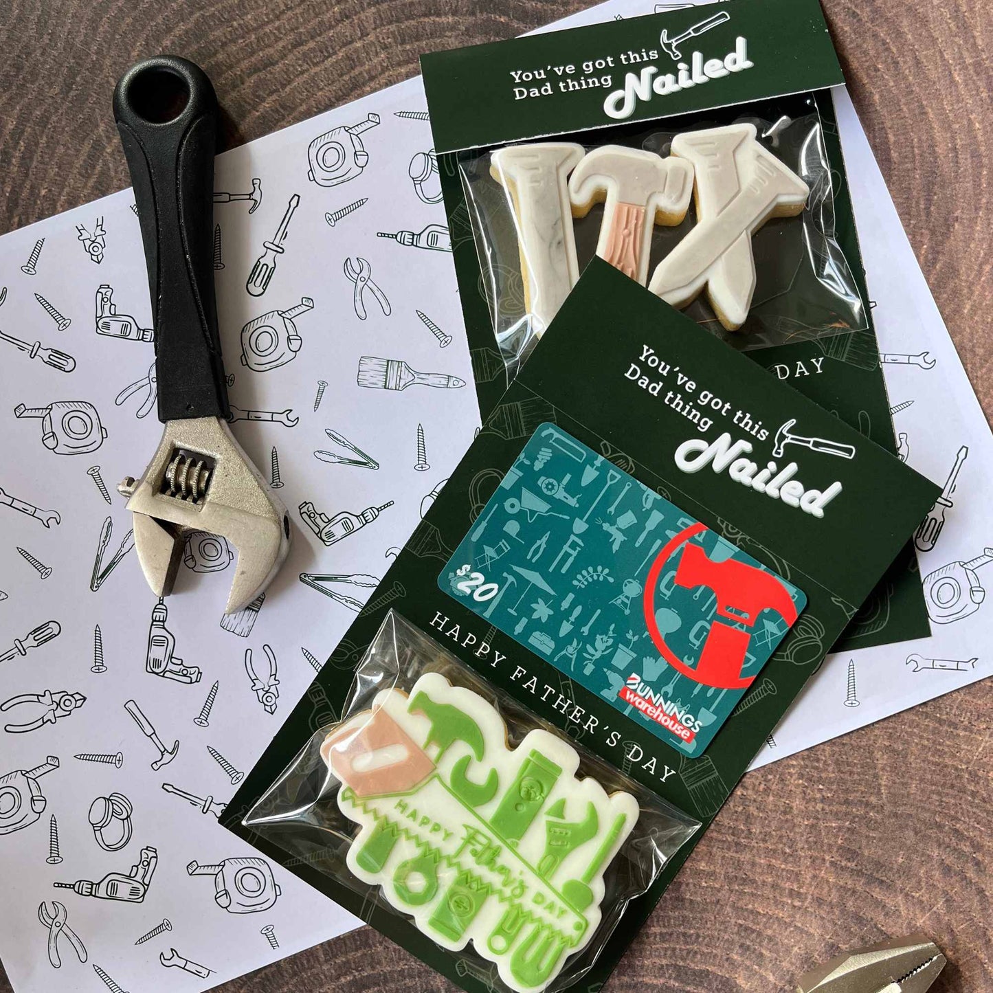 Nailed It! Father's Day Cookie Backer Card (20pk)