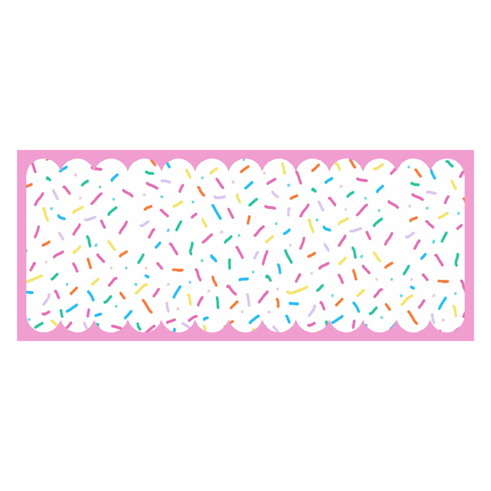 Sprinkle Scallop Stickies