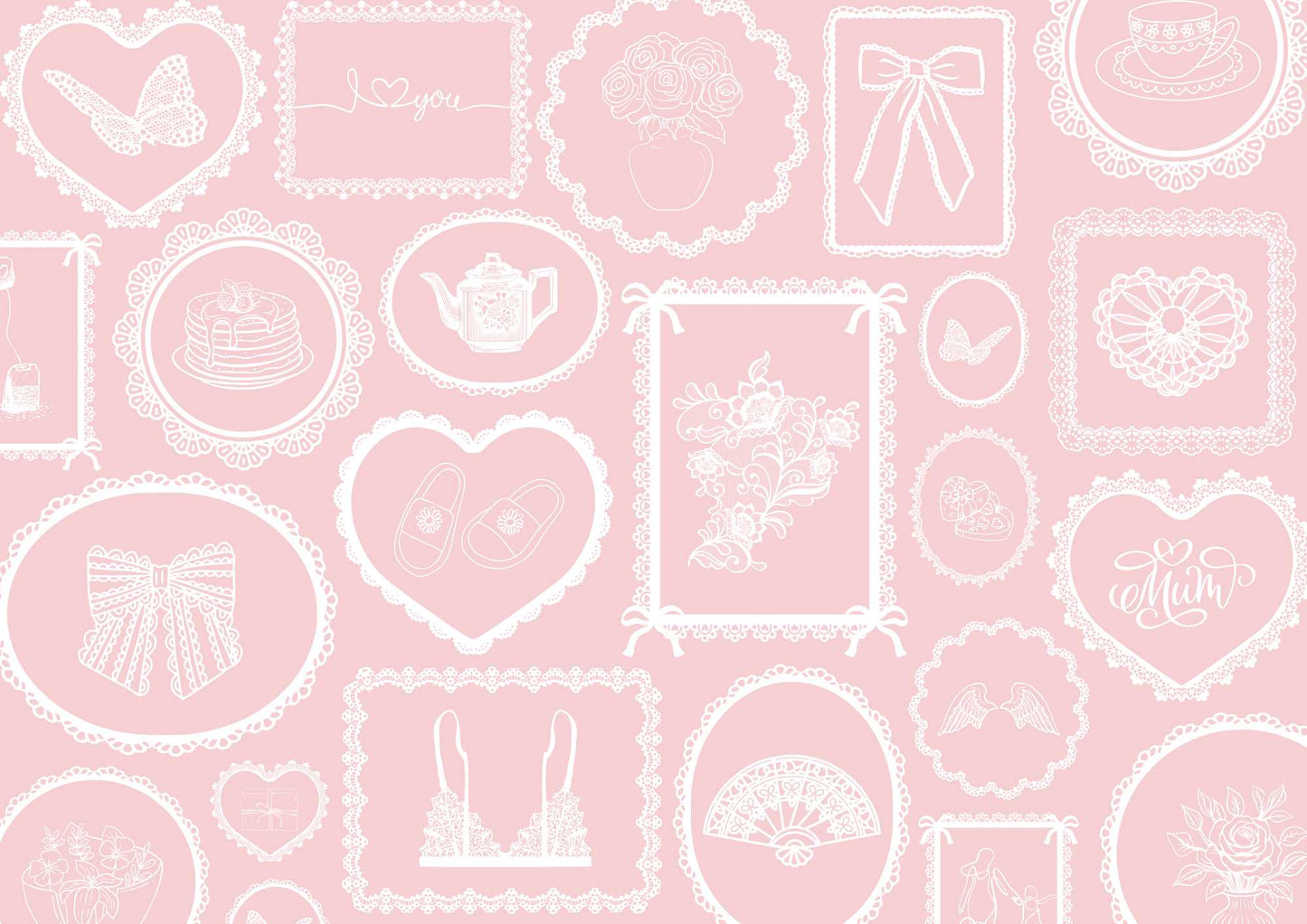 Laced with Love Greaseproof Papers (10pk)