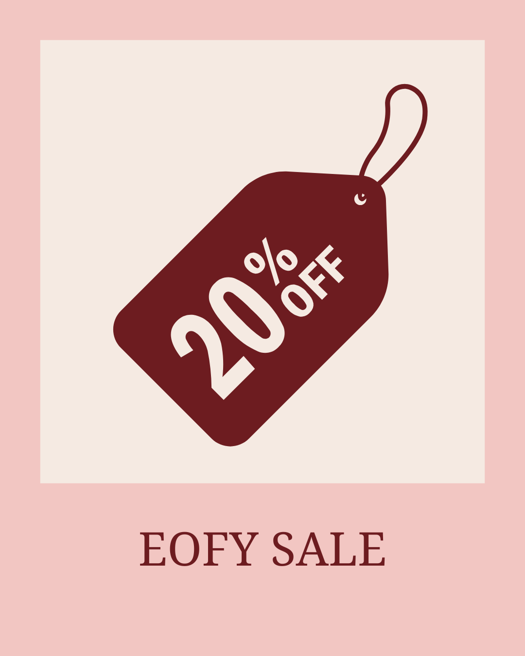20% OFF EOFY SALE