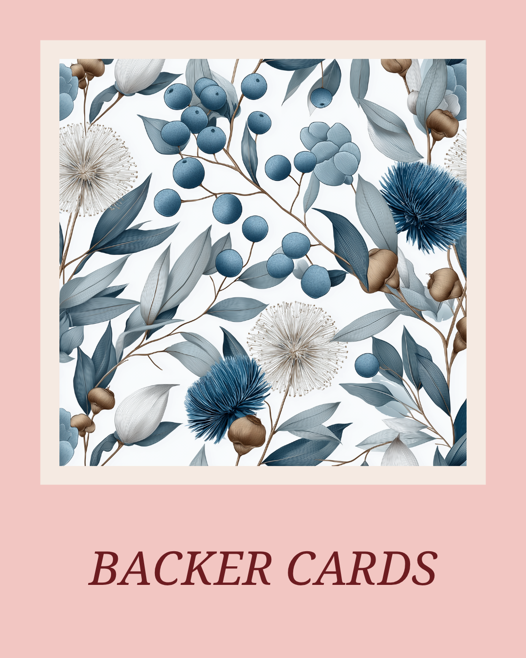 BACKER CARDS