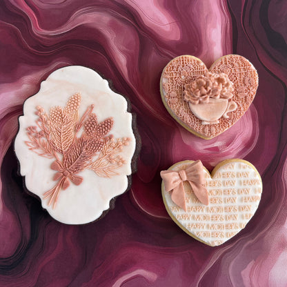 Burgundy Lux Greaseproof Papers (10pk)