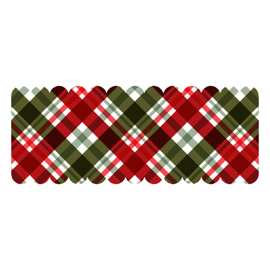 Tartan Scallop Stickies