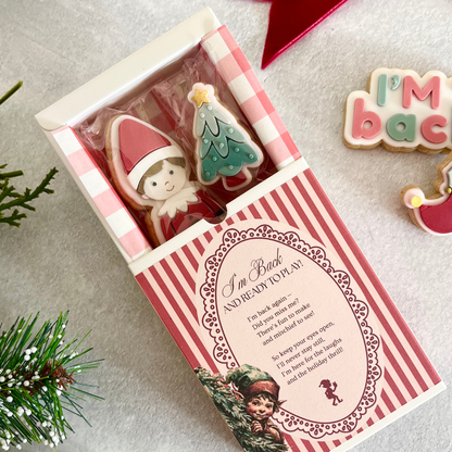 Elf 'I'm Back' Cookie Box (10pk)