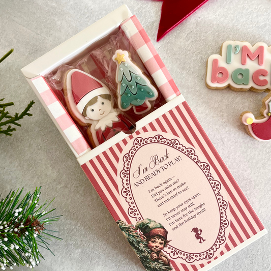 Elf 'I'm Back' Cookie Box (10pk)