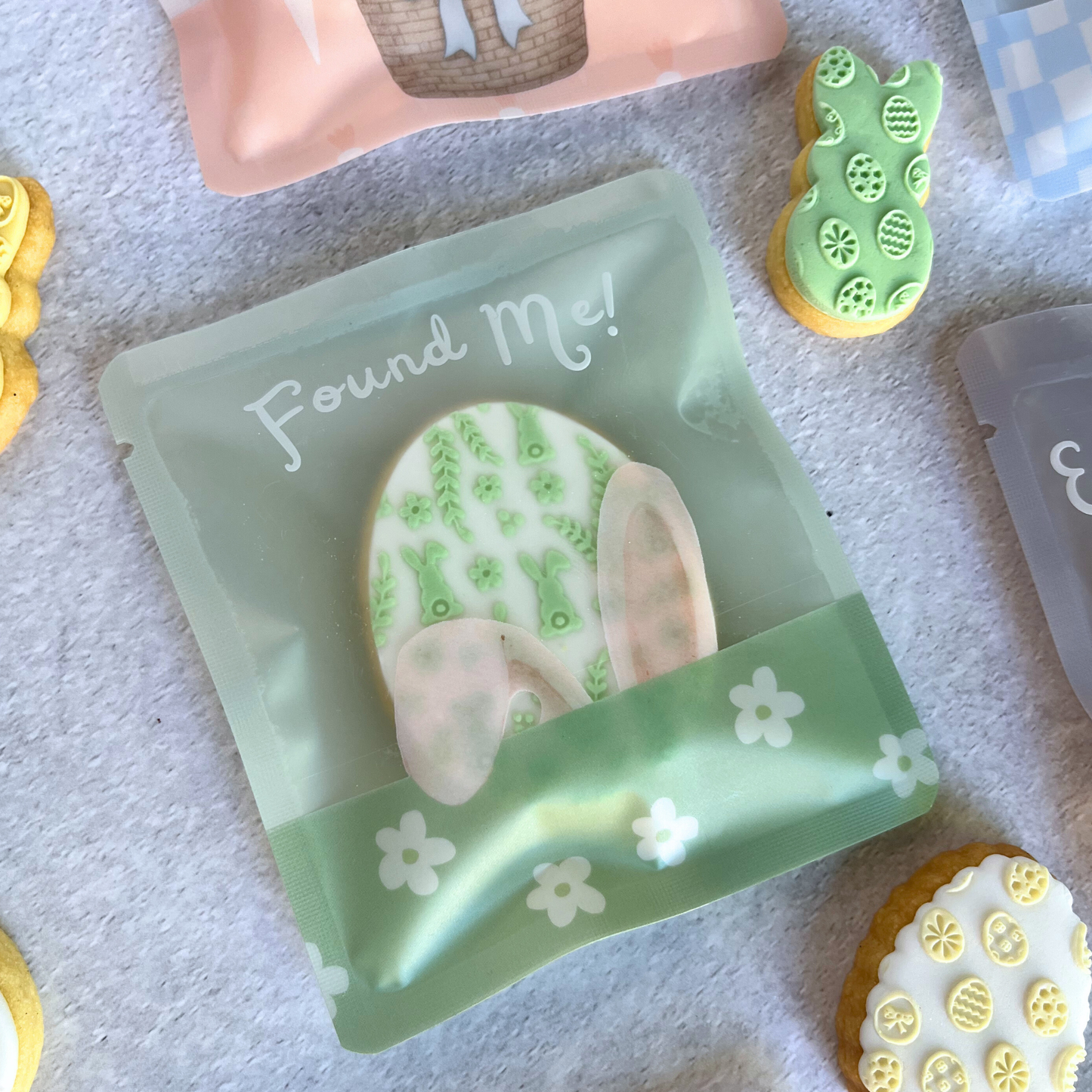 Frosted Easter Hunt Bags (12pk)