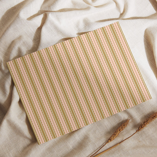 Pink Mustard Greaseproof Papers (10pk)