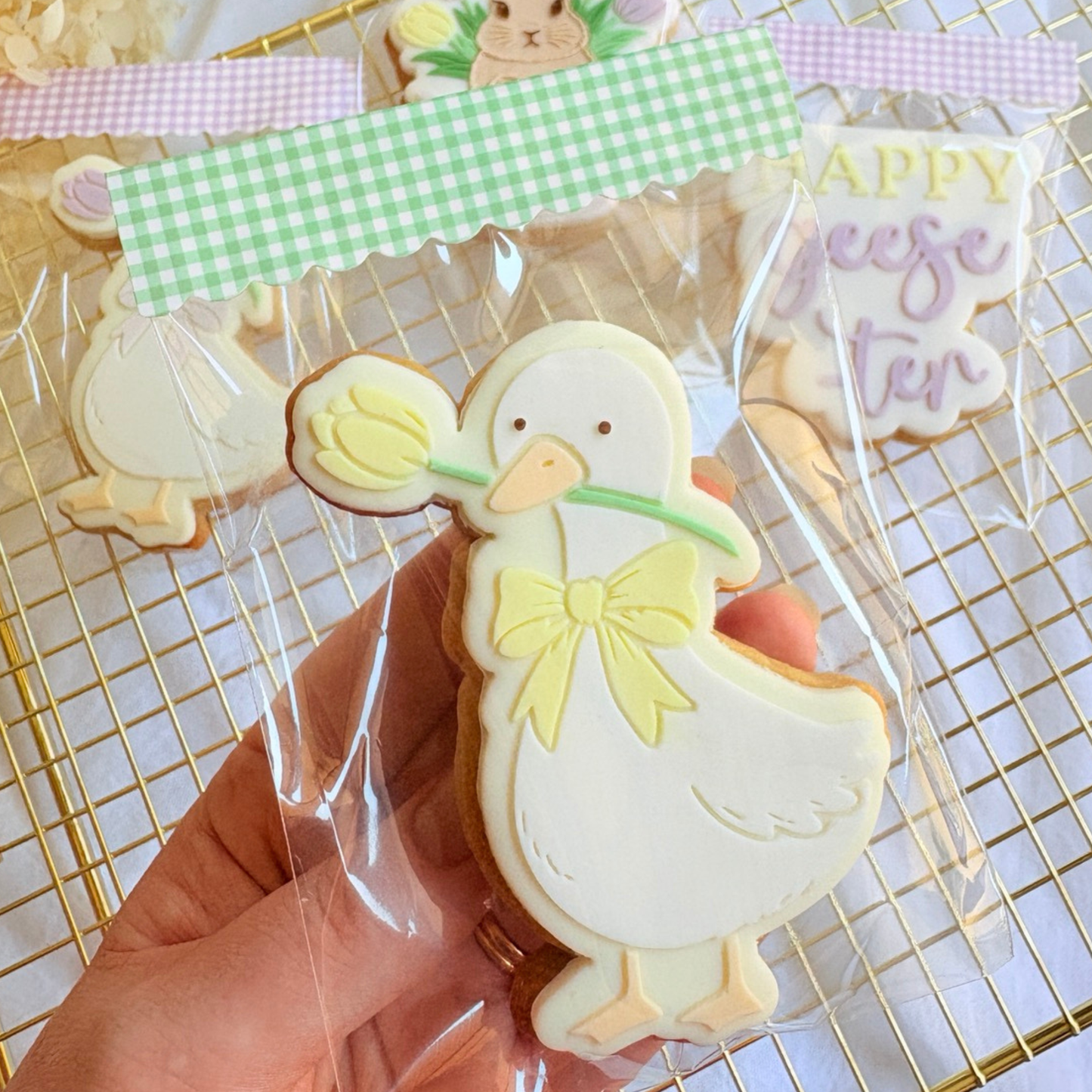 Gingham Scallop Stickies