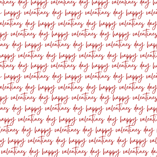 Valentine Script Greaseproof Papers (10pk)