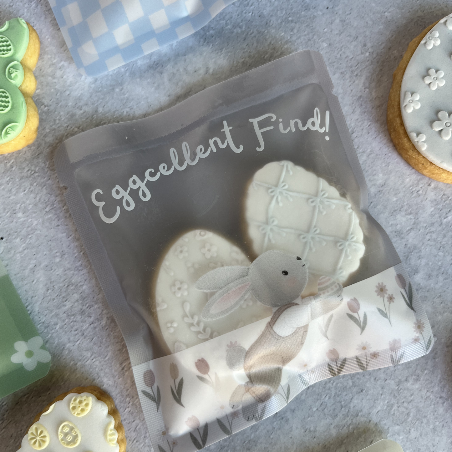 Frosted Easter Hunt Bags (12pk)