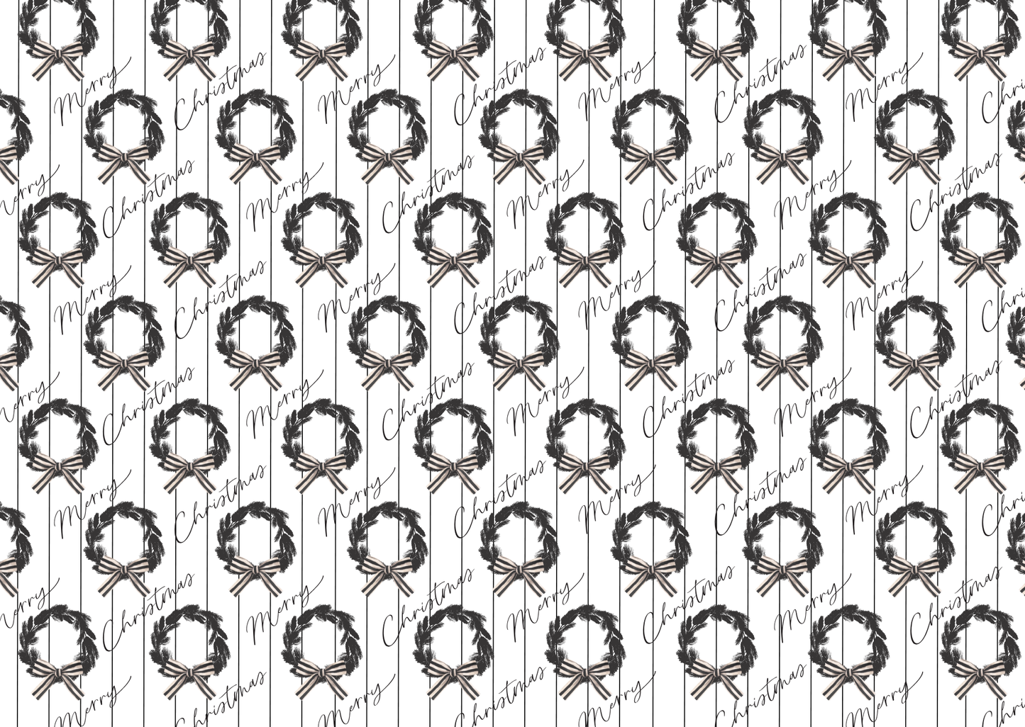 Monochrome Merriment Greaseproof Papers (10pk)