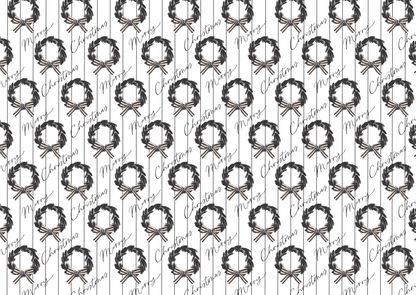 Monochrome Merriment Greaseproof Papers (10pk)