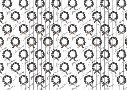 Monochrome Merriment Greaseproof Papers (10pk)