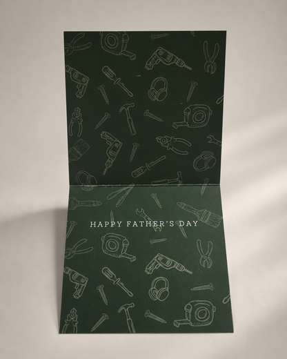 SECONDS STOCK: Father's Day Nailed It! Backer Card (20pk)
