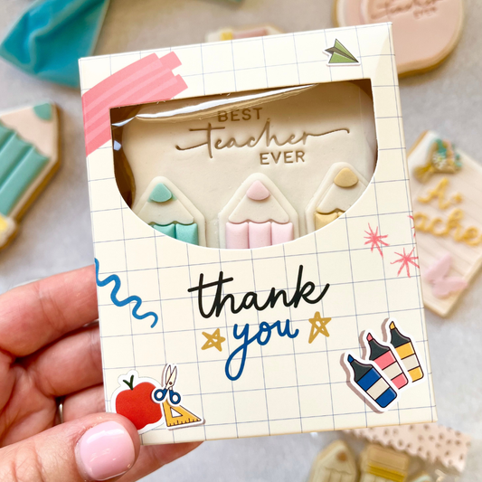 Teacher Thank You Cookie Box