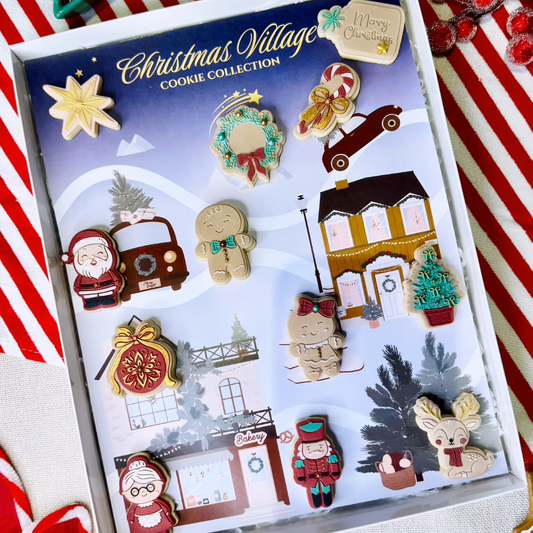 *PRE-ORDER* Festive Village Cookie Collection Card