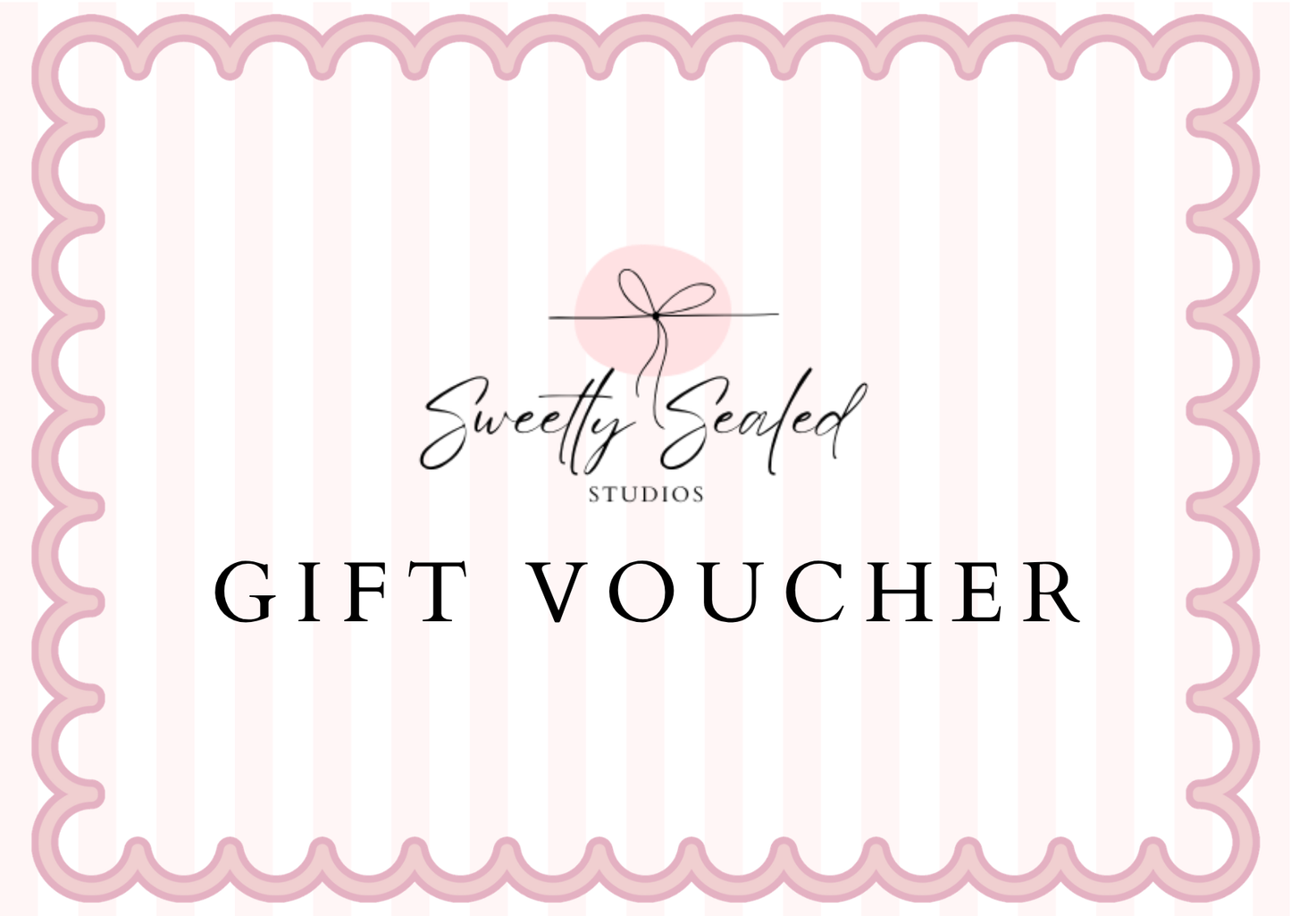 Sweetly Sealed Studios Gift Voucher