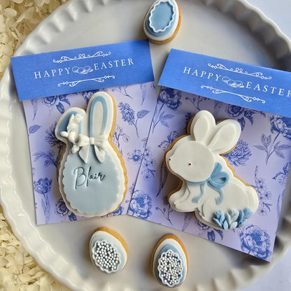 Blue Belle Easter Backer Card [DIGITAL DOWNLOAD]