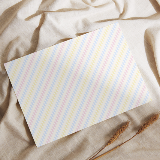 Sorbet Stripe Greaseproof Papers (10pk)