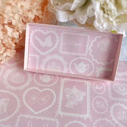 Laced with Love Greaseproof Papers (10pk)