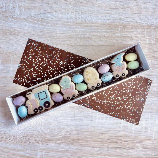 Long White Mini Cookie Box (10pk)